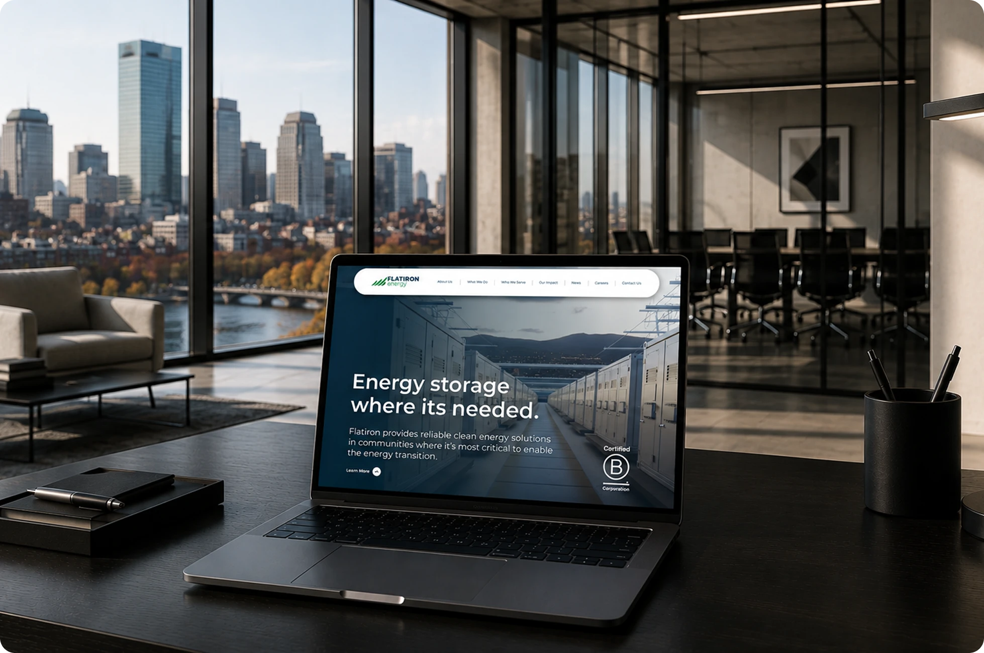 Flatiron Energy website design