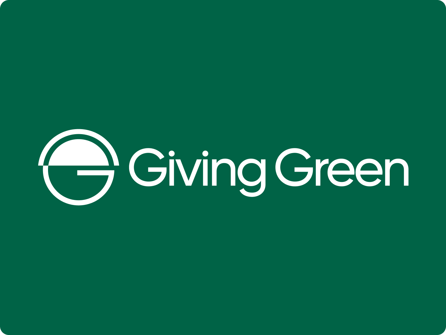 Giving Green brand identity