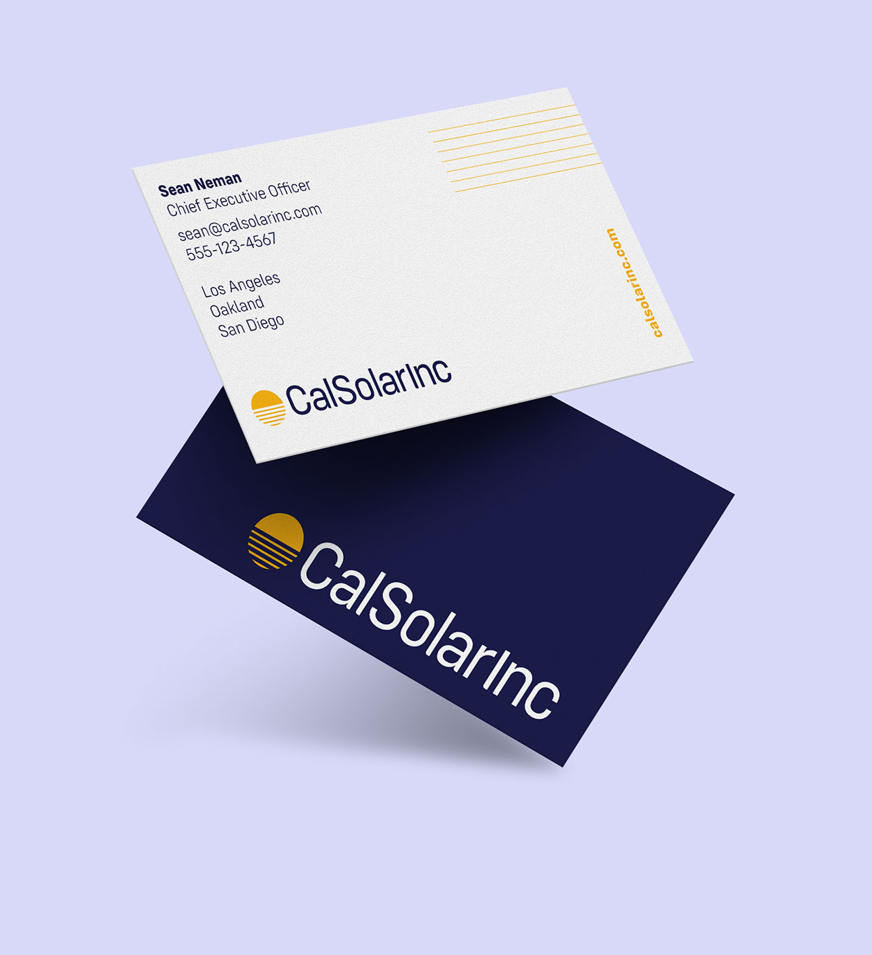 Cal Solar Inc Business Cards