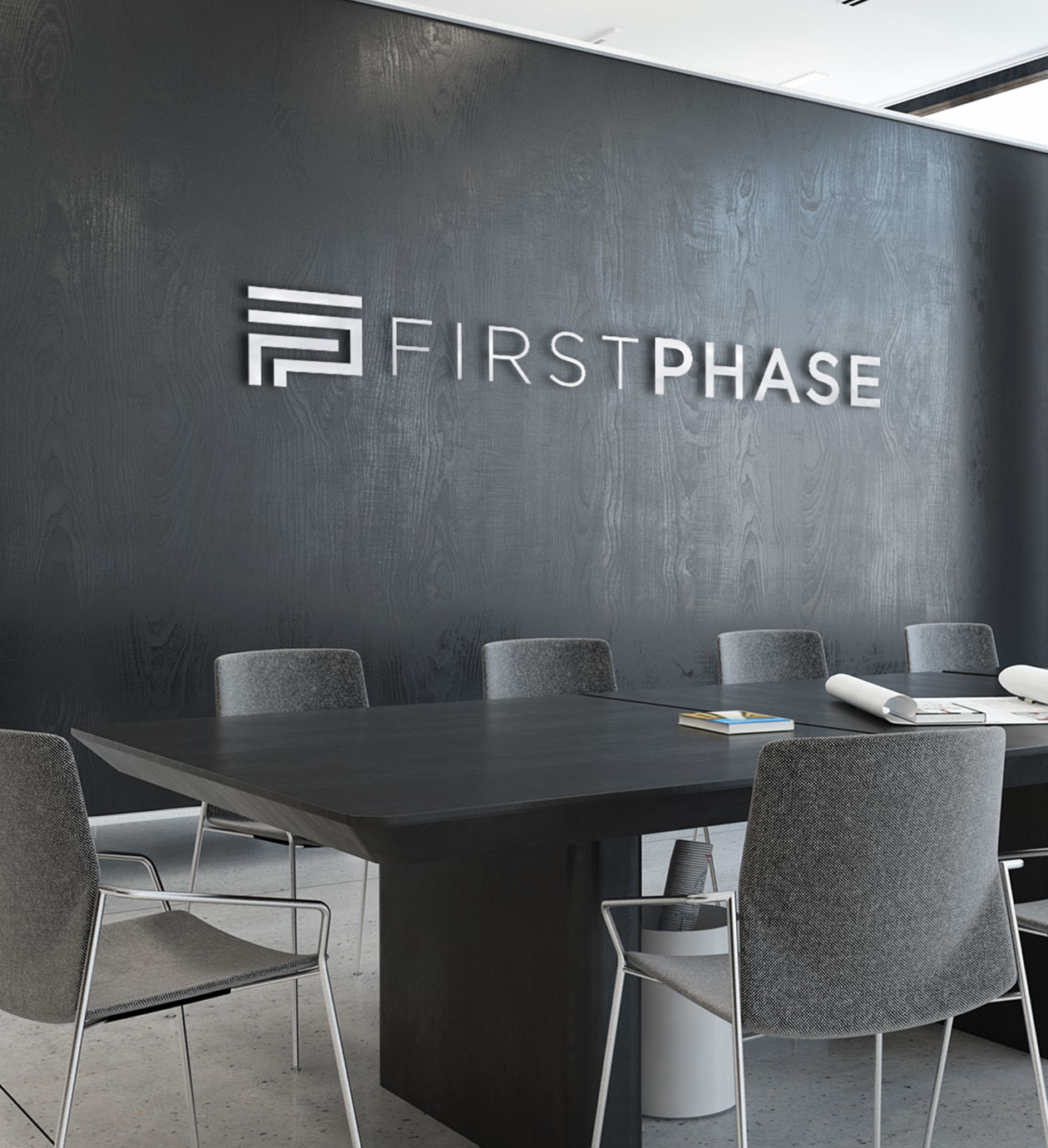 FirstPhase On Wall Logo