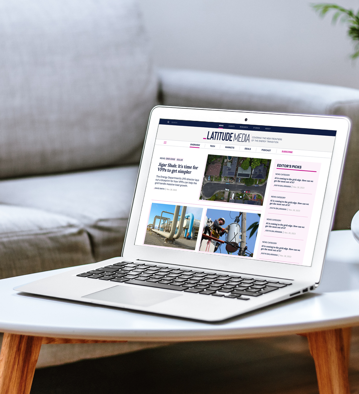 Latitude Media Website